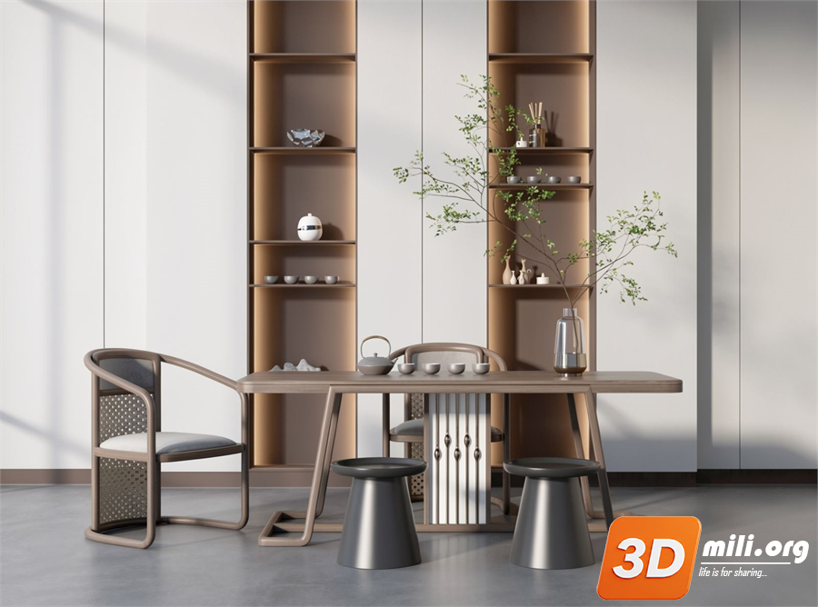 Dining Table Set Skp Files